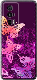 Силіконовий чехол Метелики v2 для Xiaomi Redmi K60 Pro - 5475u-3457 изображение 