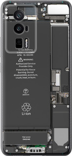 Силиконовый чехол Детали смартфона для Xiaomi Redmi K60 Pro - 5487u-3457 изображение 