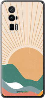 Силіконовий чехол Гори і сонце v2 для Xiaomi Redmi K60 Pro - 5488u-3457 изображение 
