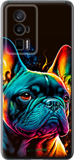 Силиконовый чехол Яркий бульдог для Xiaomi Redmi K60 Pro - 5547u-3457 изображение 