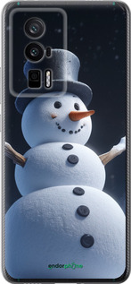 Силіконовий чехол Сніговик для Xiaomi Redmi K60 Pro - 5826u-3457 изображение 