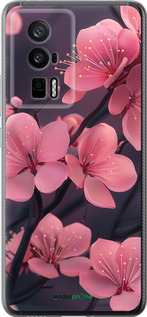 Силіконовий чохол 'Пурпурова сакура' для Xiaomi Redmi K60 Pro -  зображення 6