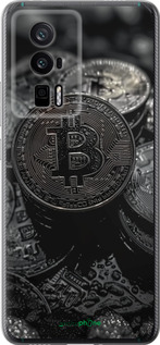 Силіконовий чехол Black Bitcoin для Xiaomi Redmi K60 Pro - 6090u-3457 изображение 