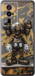 Силиконовый чехол Bronze kaws для Xiaomi Redmi K60 Pro - 6097u-3457 изображение 