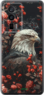 Силіконовий чехол Квітковий вартовий для Xiaomi Redmi K60 Pro - 6102u-3457 изображение 