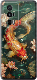 Силиконовый чехол Мелодия Лотоса для Xiaomi Redmi K60 Pro - 6106u-3457 изображение 