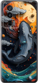 Силиконовый чехол Кит в космосе для Xiaomi Redmi K60 Pro - 6328u-3457 изображение 