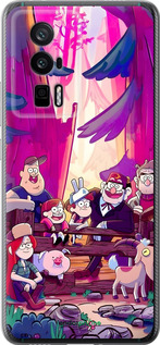 Силиконовый чехол Гравити Фолз для Xiaomi Redmi K60 Pro - 6365u-3457 изображение 
