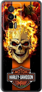 Силиконовый чехол Харлей девидсон для Xiaomi Redmi K60 Pro - 6370u-3457 изображение 