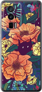 Силиконовый чехол С изображением полевых цветов для Xiaomi Redmi K60 Pro - 6419u-3457 изображение 