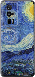 Силіконовий чехол «Зоряна ніч» Вінсента Ван Гога для Xiaomi Redmi K60 Pro - 6433u-3457 изображение 