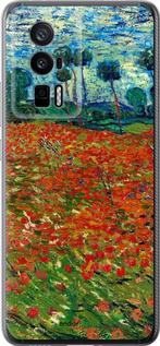 Силиконовый чехол Винсент Ван Гог-Маковое поле для Xiaomi Redmi K60 Pro - 6466u-3457 изображение 