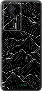 Силиконовый чехол С изображением Темных гор для Xiaomi Redmi K60 Pro - 6489u-3457 изображение 