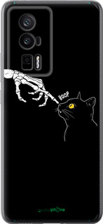 Силиконовый чехол Кошка для Xiaomi Redmi K60 Pro - 6505u-3457 изображение 