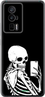 Силиконовый чехол Скелет делает Selfie для Xiaomi Redmi K60 Pro - 6535u-3457 изображение 