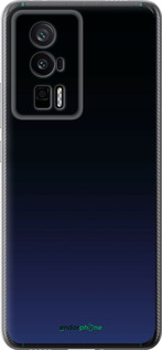 Силіконовий чехол Градієнт у темно-синьому стилі для Xiaomi Redmi K60 Pro - 6542u-3457 изображение 