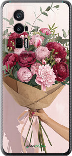 Силіконовий чехол Півонії 1 для Xiaomi Redmi K60 Pro - 6705u-3457 изображение 