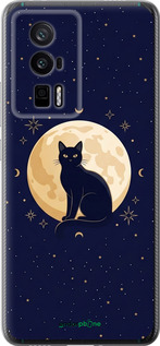 Силіконовий чехол Cute Cat Celestial/Witchy для Xiaomi Redmi K60 Pro - 6787u-3457 изображение 