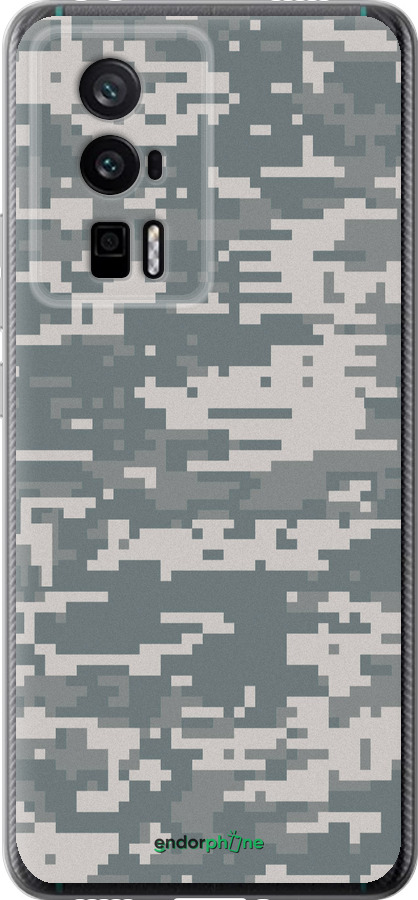 Силиконовый чехол Камуфляж для Xiaomi Redmi K60 Pro - 1085u-3457 изображение 