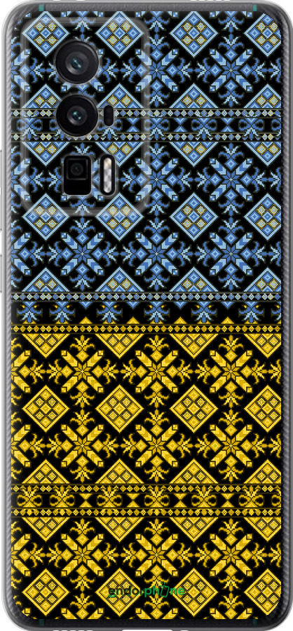 Силиконовый чехол Жовто-блакитна вишиванка для Xiaomi Redmi K60 Pro - 1169u-3457 изображение 