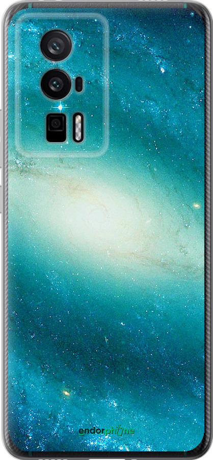 Силиконовый чехол Голубая галактика для Xiaomi Redmi K60 Pro - 177u-3457 изображение 