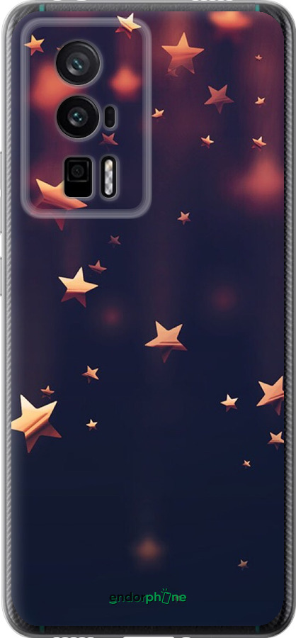 Силиконовый чехол Падающие звезды для Xiaomi Redmi K60 Pro - 3974u-3457 изображение 
