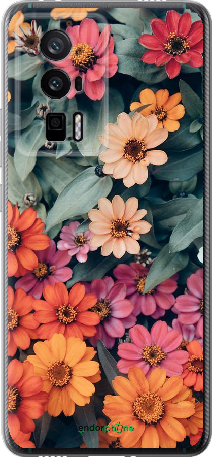Силиконовый чехол Beauty flowers для Xiaomi Redmi K60 Pro - 4050u-3457 изображение 