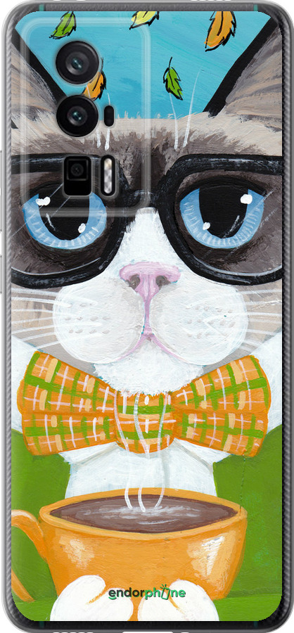 Силіконовий чехол Cat&Coffee для Xiaomi Redmi K60 Pro - 4053u-3457 изображение 