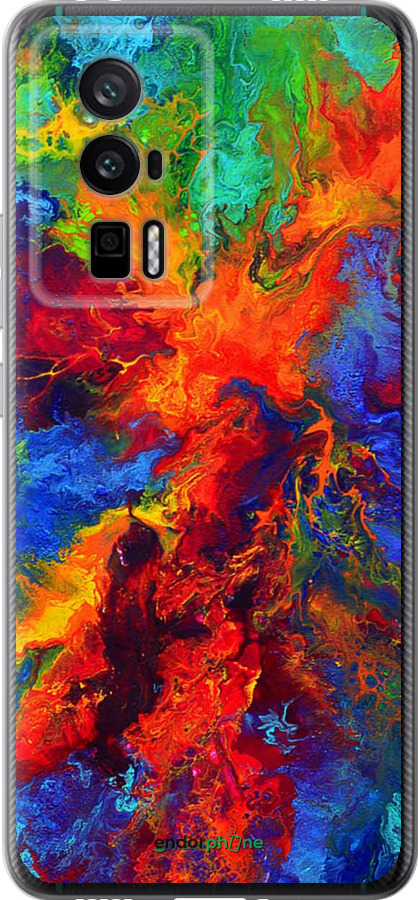 Силіконовий чехол Акварель на полотні для Xiaomi Redmi K60 Pro - 4150u-3457 изображение 