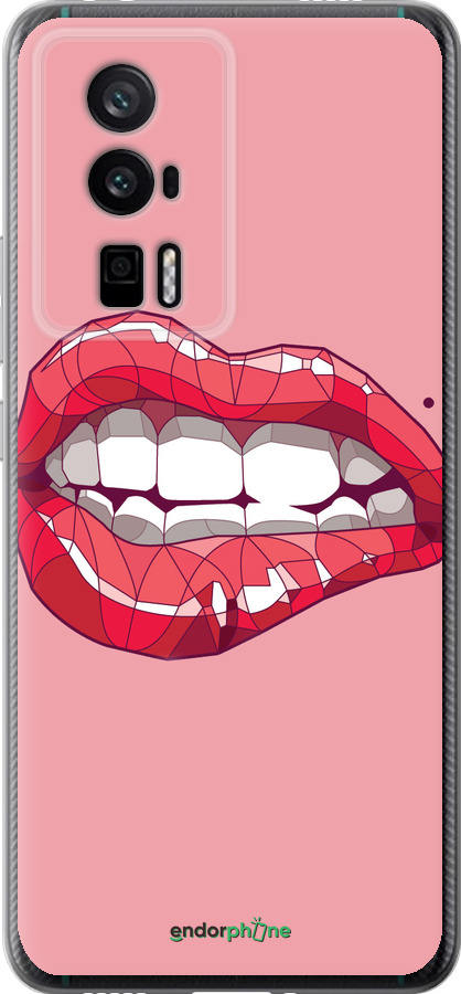 Силиконовый чехол Sexy lips для Xiaomi Redmi K60 Pro - 4174u-3457 изображение 