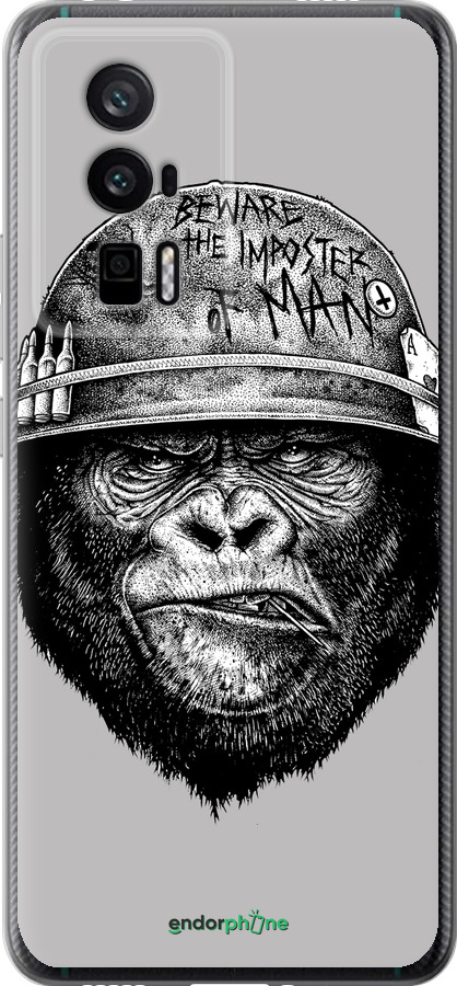 Силиконовый чехол military monkey для Xiaomi Redmi K60 Pro - 4177u-3457 изображение 