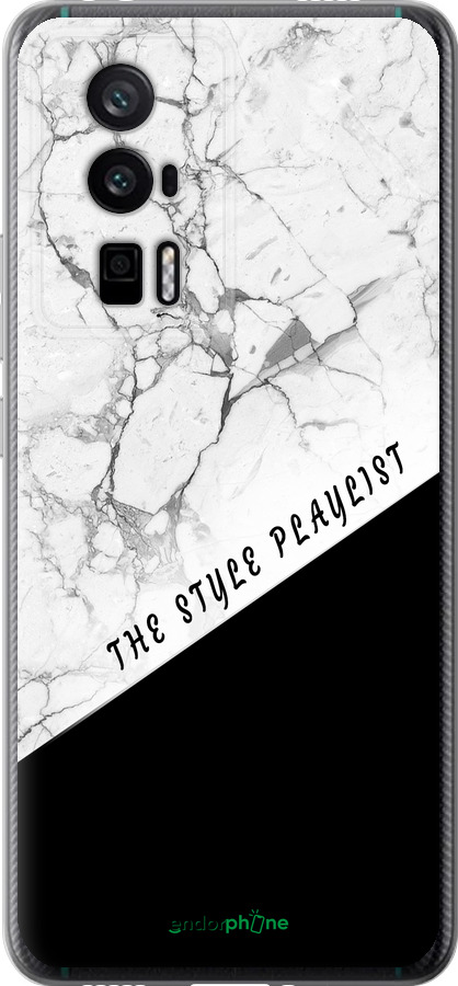 Силиконовый чехол The style playlist для Xiaomi Redmi K60 Pro - 4308u-3457 изображение 
