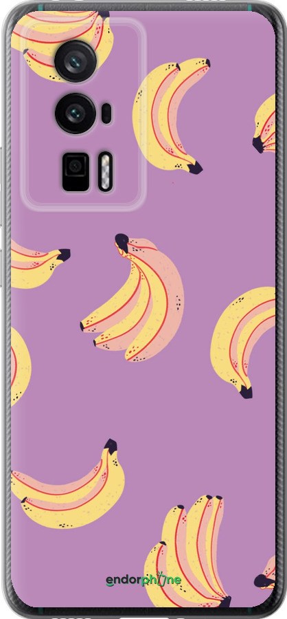 Силиконовый чехол Бананы для Xiaomi Redmi K60 Pro - 4312u-3457 изображение 