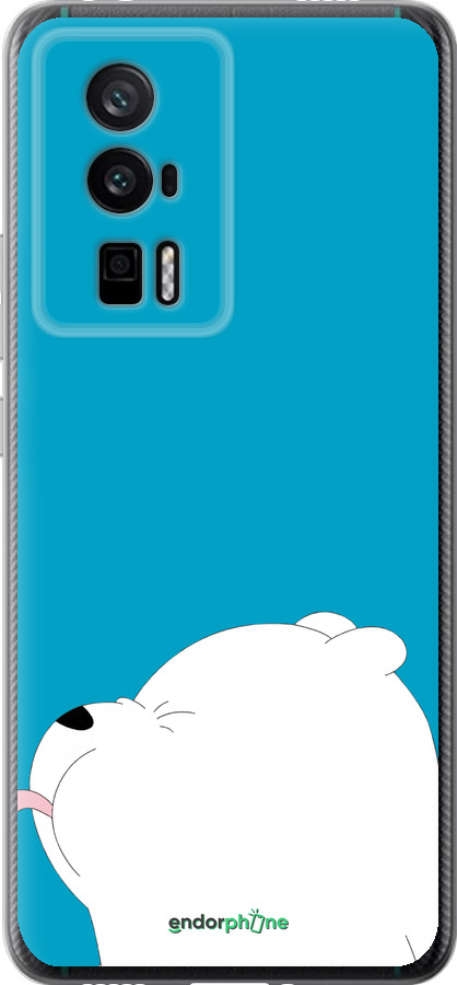 Силіконовий чехол Ведмедик 1 для Xiaomi Redmi K60 Pro - 4358u-3457 изображение 