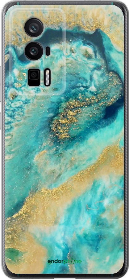 Силіконовий чехол Green marble для Xiaomi Redmi K60 Pro - 4365u-3457 изображение 