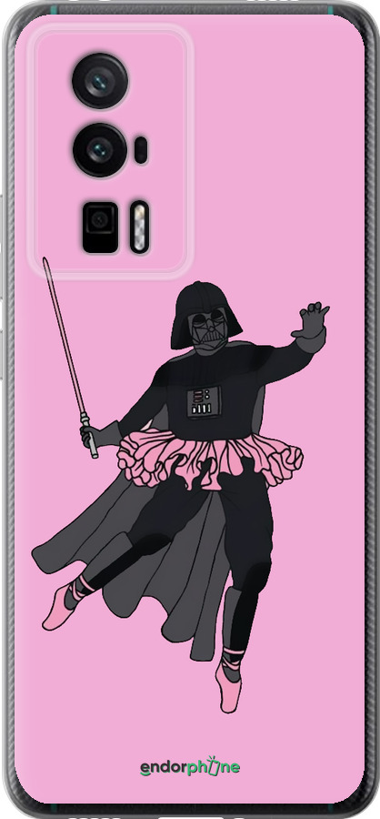 Силиконовый чехол Pink Wader для Xiaomi Redmi K60 Pro - 4456u-3457 изображение 