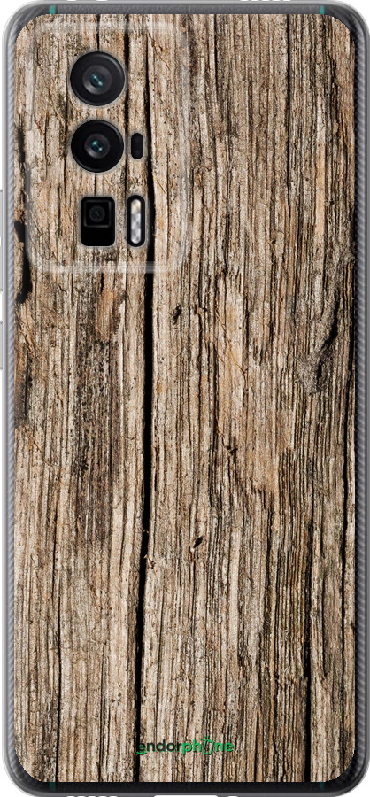 Силиконовый чехол Текстура дерева для Xiaomi Redmi K60 Pro - 4476u-3457 изображение 