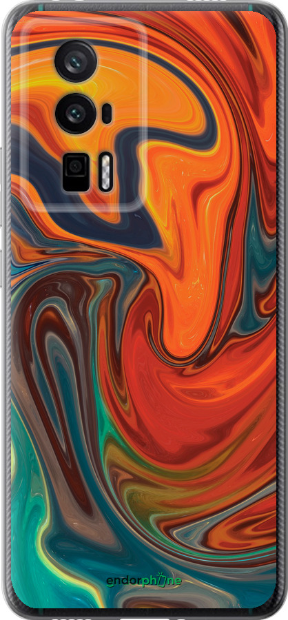 Силиконовый чехол Абстрактный фон для Xiaomi Redmi K60 Pro - 4547u-3457 изображение 