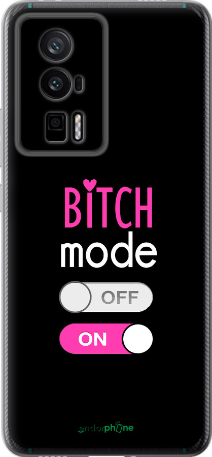 Силіконовий чехол Bitch mode для Xiaomi Redmi K60 Pro - 4548u-3457 изображение 