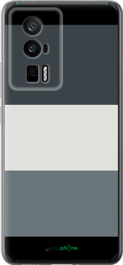 Силиконовый чехол Полосы для Xiaomi Redmi K60 Pro - 4588u-3457 изображение 