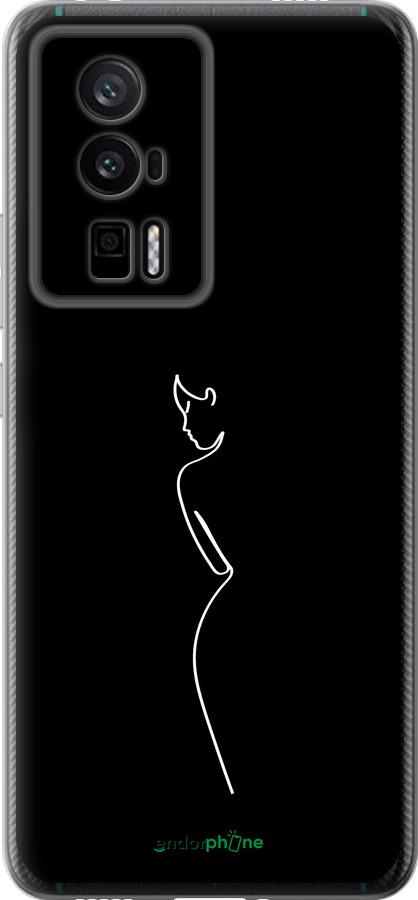 Силиконовый чехол Силуэт1 для Xiaomi Redmi K60 Pro - 4590u-3457 изображение 