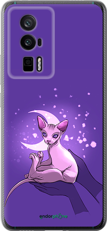 Силіконовий чехол Кіт2 для Xiaomi Redmi K60 Pro - 4676u-3457 изображение 