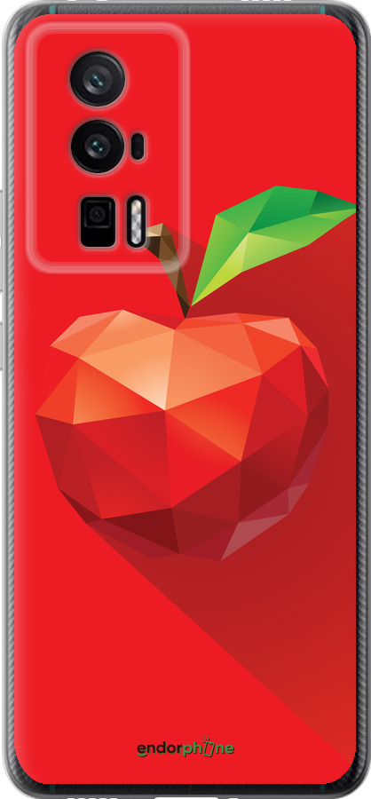 Силиконовый чехол Яблоко для Xiaomi Redmi K60 Pro - 4696u-3457 изображение 