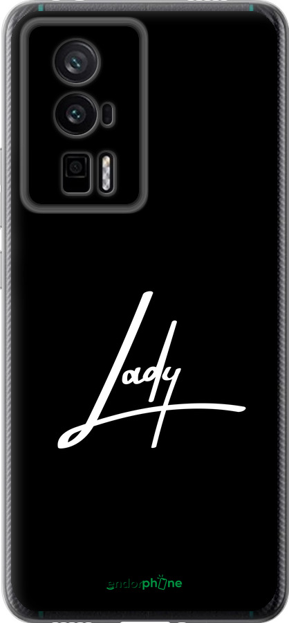 Силиконовый чехол Lady 2 для Xiaomi Redmi K60 Pro - 4867u-3457 изображение 
