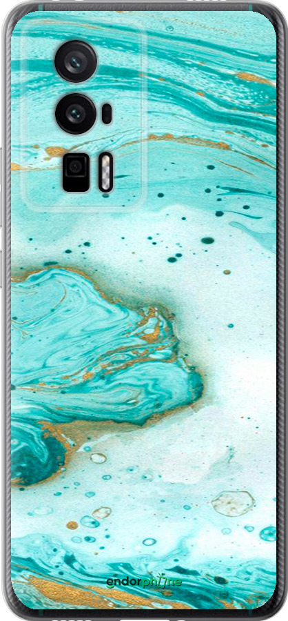 Силиконовый чехол Мраморный для Xiaomi Redmi K60 Pro - 4895u-3457 изображение 