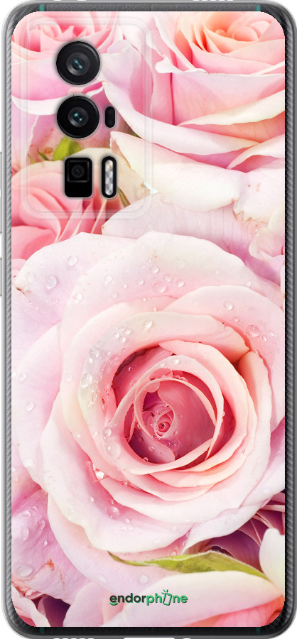 Силиконовый чехол Розы для Xiaomi Redmi K60 Pro - 525u-3457 изображение 