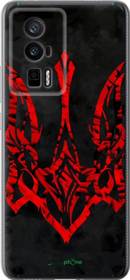 Силиконовый чехол Герб Украины v4 для Xiaomi Redmi K60 Pro - 5319u-3457 изображение 