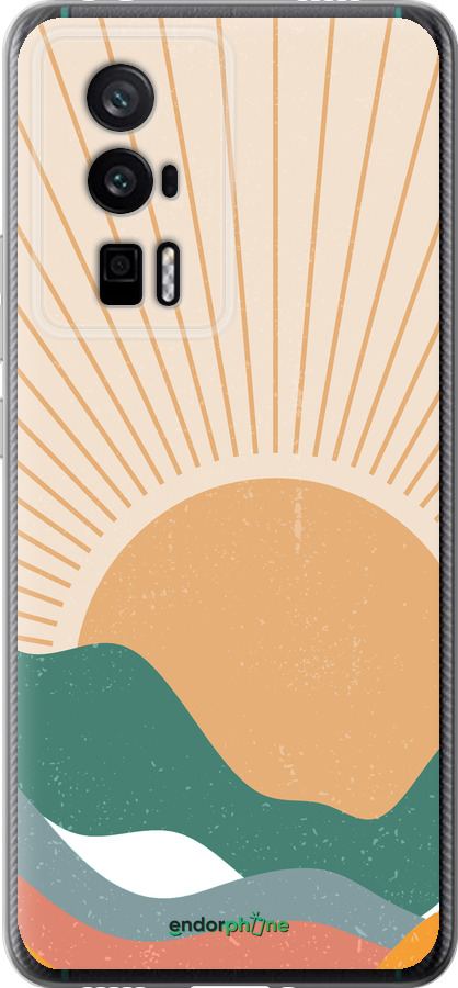 Силіконовий чехол Гори і сонце v2 для Xiaomi Redmi K60 Pro - 5488u-3457 изображение 
