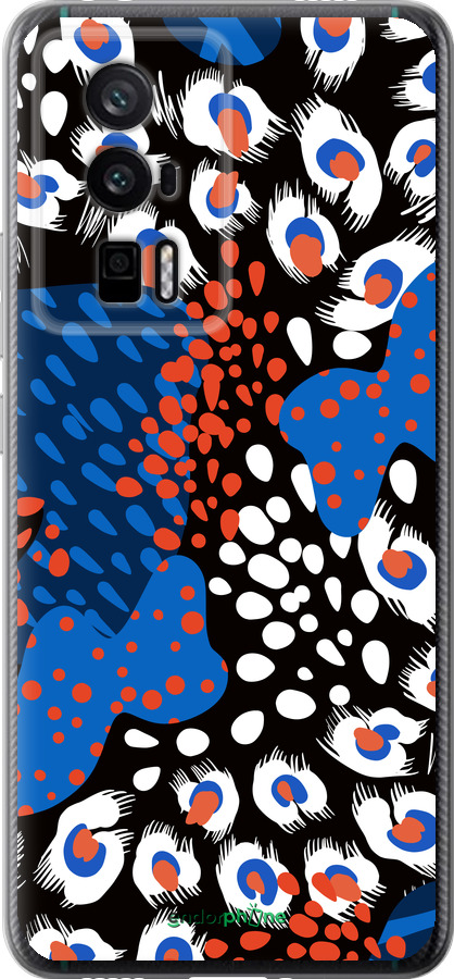 Силиконовый чехол Абстрактный фон v2 для Xiaomi Redmi K60 Pro - 5503u-3457 изображение 
