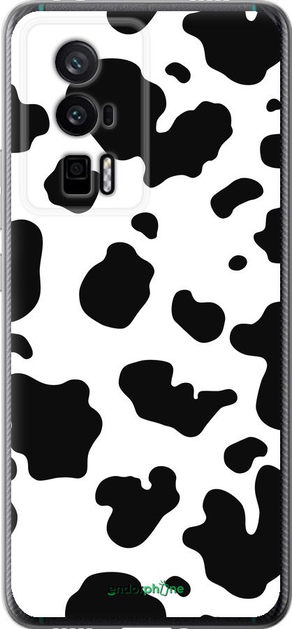 Силиконовый чехол Шкура коровы для Xiaomi Redmi K60 Pro - 5576u-3457 изображение 